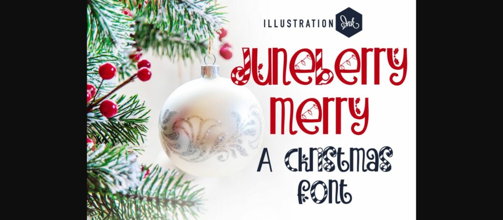 Juneberry Merry Font Poster 1