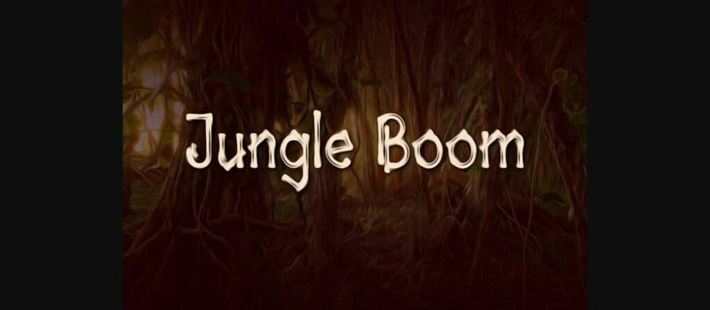 Jungle Boom Font Poster 3