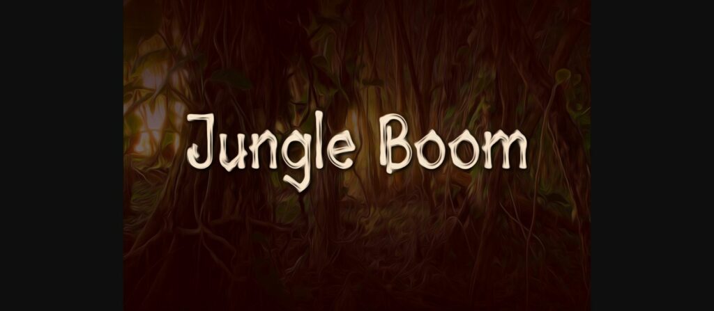 Jungle Boom Font Poster 1