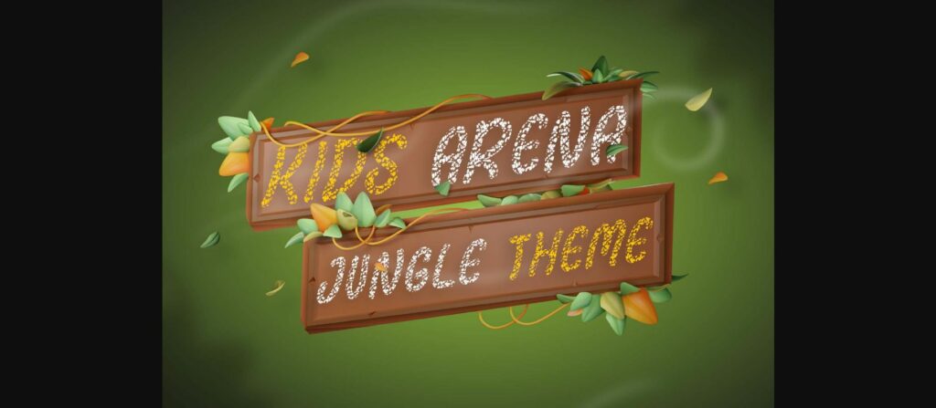 Jungle Leopard Font Poster 5