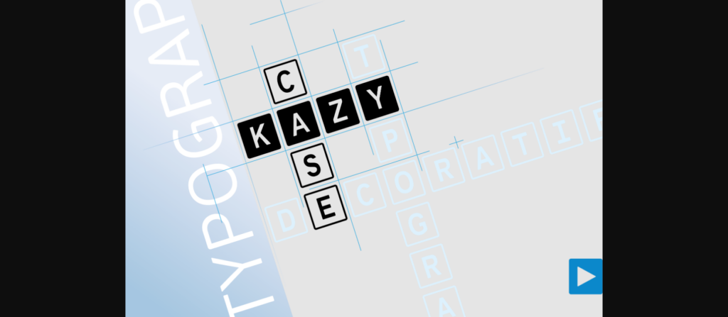 Kazycase Font Poster 1