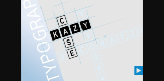 Kazycase Font Poster 1