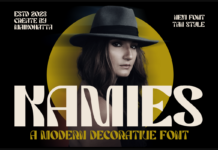 Kamies Font Poster 1