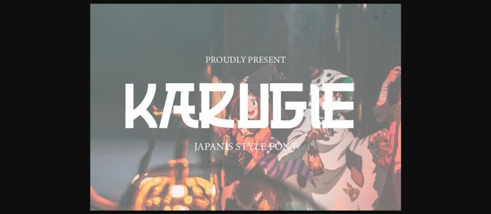 Karugie Font Poster 3