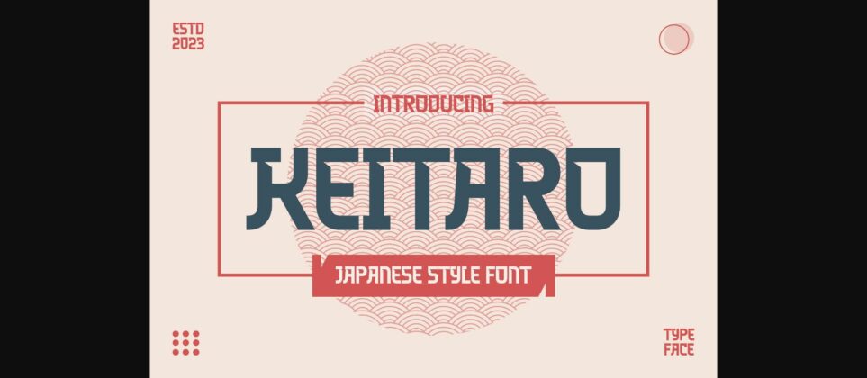 Keitaro Font Poster 3