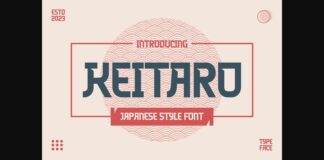 Keitaro Font Poster 1