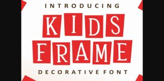 Kids Frame Font Poster 1