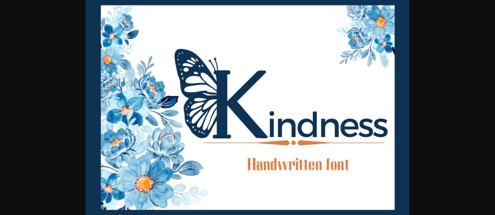 Kindness Font Poster 3