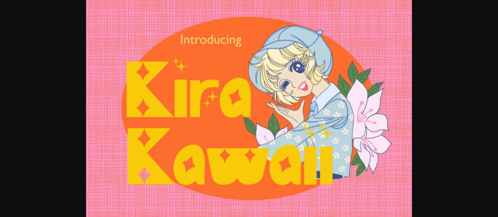 Kira Kawaii Font Poster 3