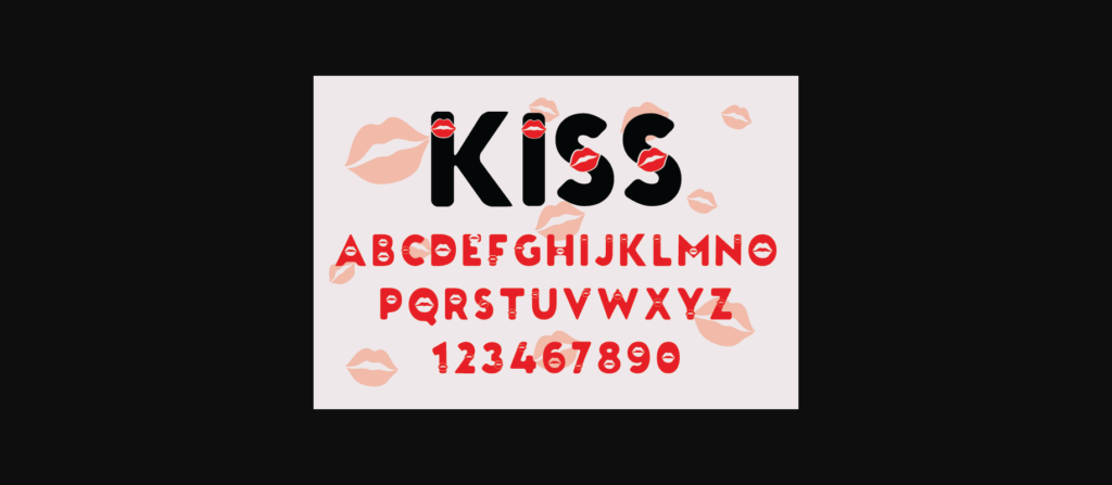 Kiss Font Poster 1