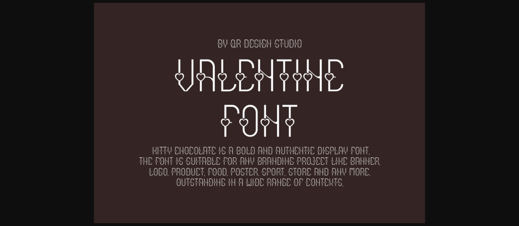 Kitty Chocolate Font Poster 4