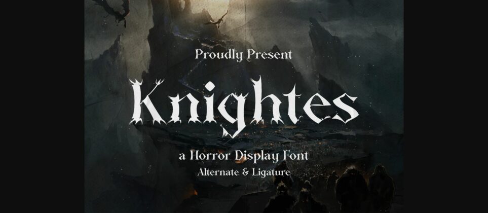 Knightes Font Poster 3