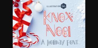 Knox Noel Font Poster 1