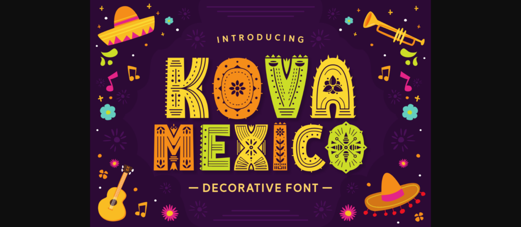 Kova Mexico Font Poster 3