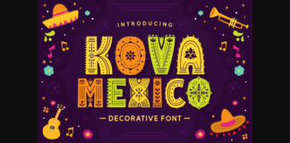 Kova Mexico Font Poster 1