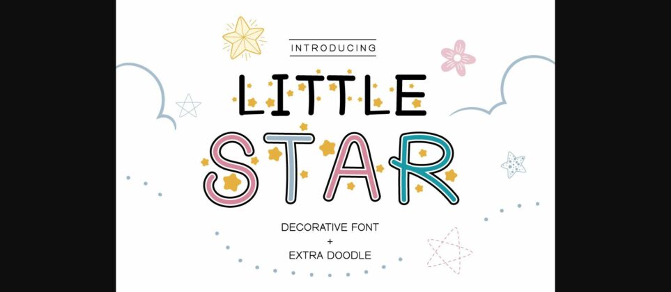 Little Star Font Poster 1