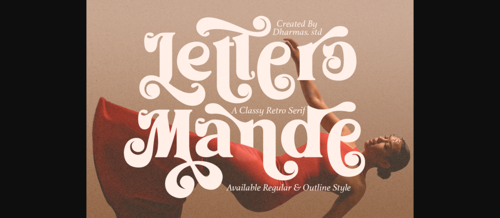 Lettero Mande Font Poster 3