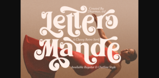 Lettero Mande Font Poster 1