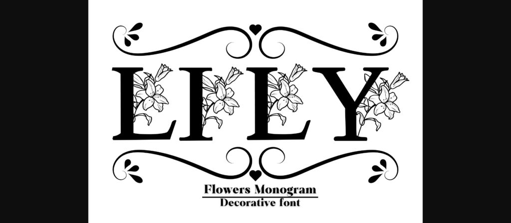 Lily Font Poster 8
