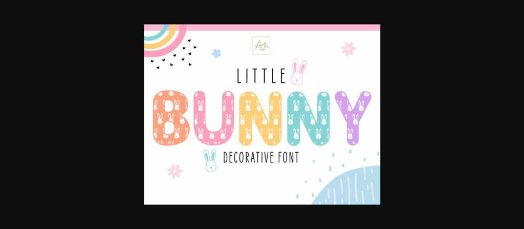 Little Bunny Font Poster 3