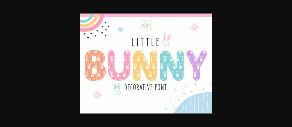 Little Bunny Font Poster 3