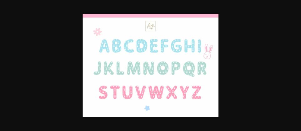 Little Bunny Font Poster 4