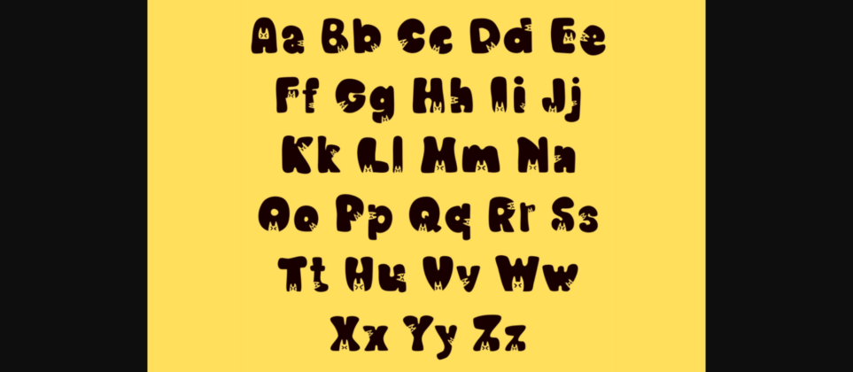 Little Meow Font Poster 8