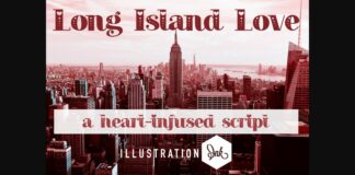 Long Island Love Font Poster 1