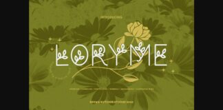 Loryme Font Poster 1