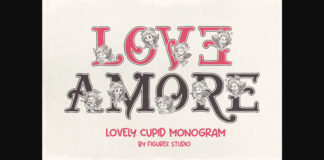 Love Amore Font Poster 1