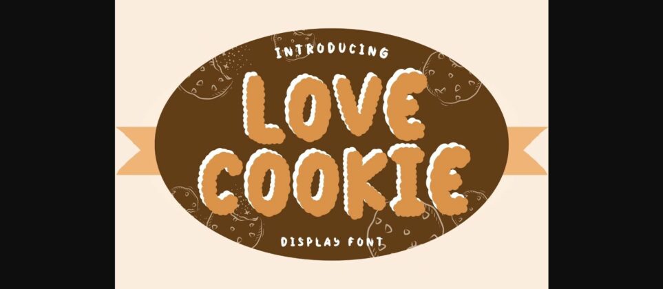 Love Cookie Font Poster 3