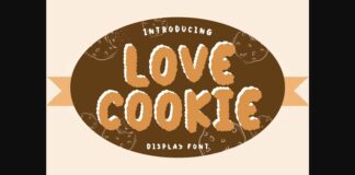 Love Cookie Font Poster 1