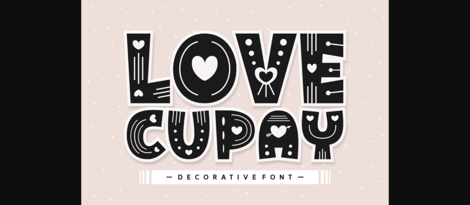 Love Cupay Font Poster 3