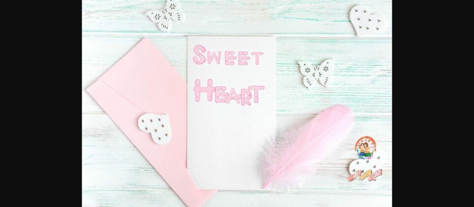 Love Cute Font Poster 6