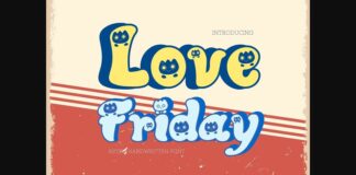 Love Friday Font Poster 1