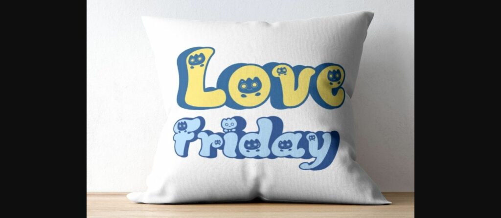 Love Friday Font Poster 5