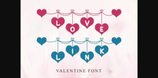 Love Link Font Poster 1