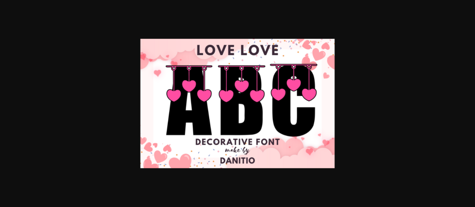 Love Love Font Poster 3