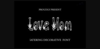 Love Mom Font Poster 1