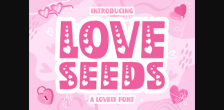 Love Seeds Font Poster 1