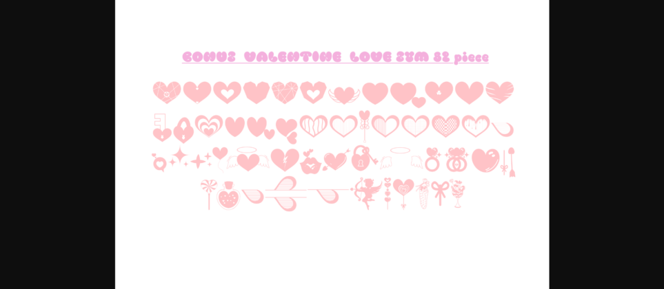 Love You Font Poster 11