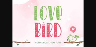 Lovebird Font Poster 1