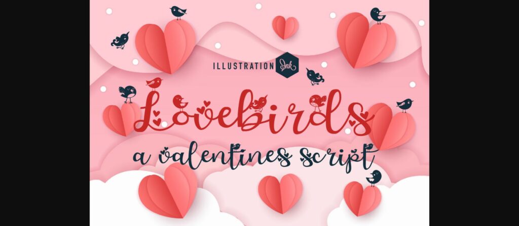 Lovebirds Font Poster 1