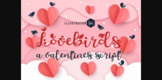 Lovebirds Font Poster 1