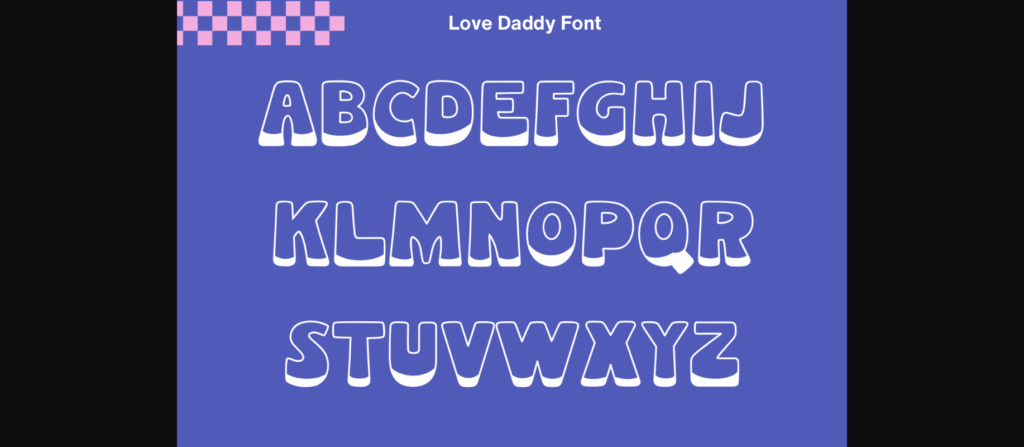 Loved Font Poster 11