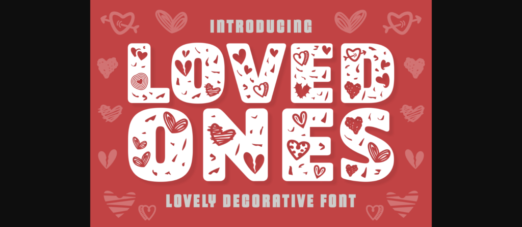 Loved Ones Font Poster 1