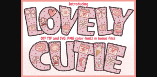 Lovely Cutie Font Poster 1