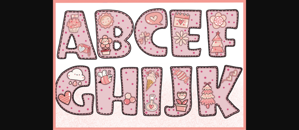 Lovely Cutie Font Poster 4