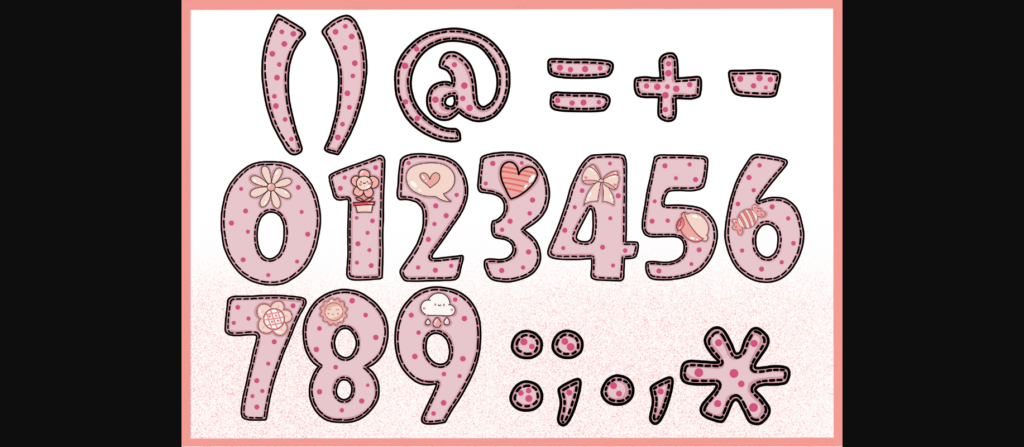 Lovely Cutie Font Poster 7