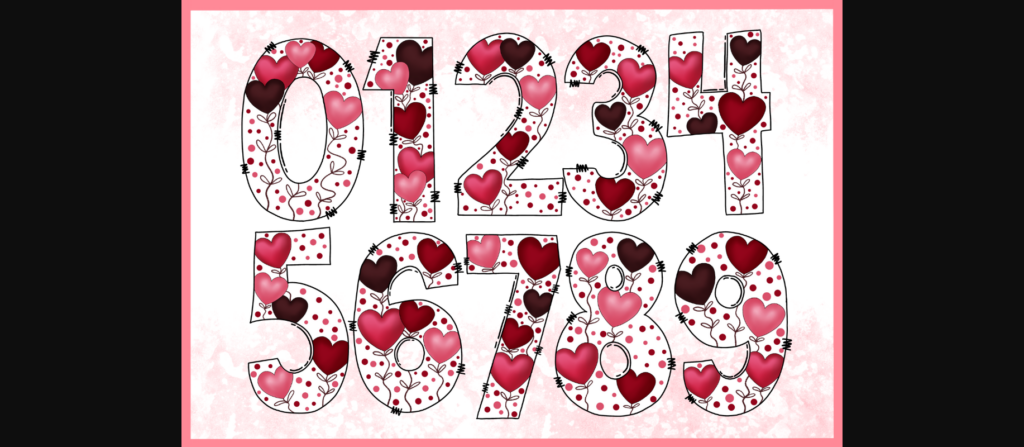 Lovely Valentines Font Poster 5